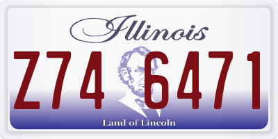 IL license plate Z746471