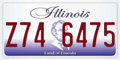 IL license plate Z746475