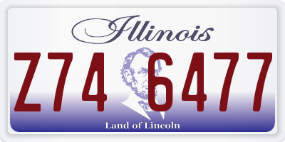 IL license plate Z746477