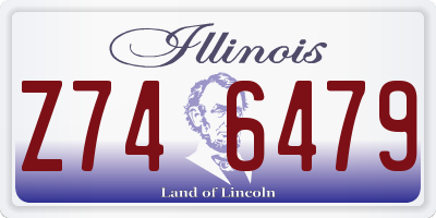 IL license plate Z746479