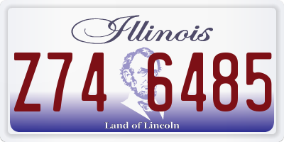 IL license plate Z746485