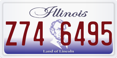 IL license plate Z746495