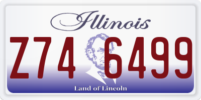 IL license plate Z746499