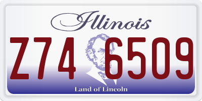 IL license plate Z746509
