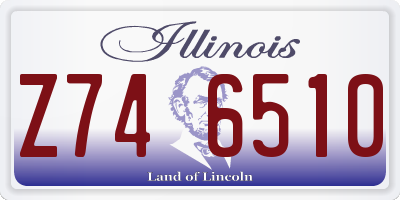 IL license plate Z746510