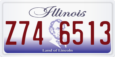 IL license plate Z746513
