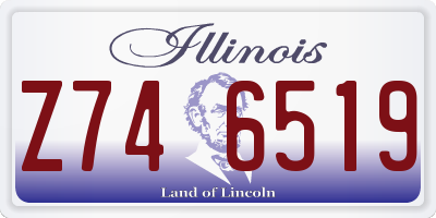 IL license plate Z746519