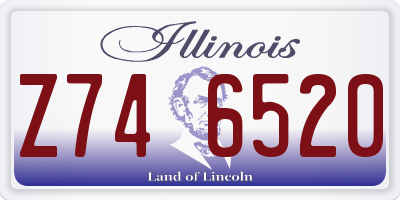 IL license plate Z746520