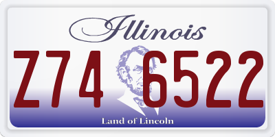 IL license plate Z746522