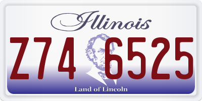 IL license plate Z746525