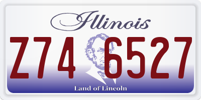 IL license plate Z746527