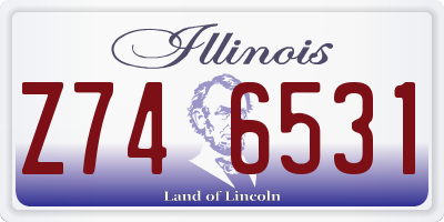 IL license plate Z746531