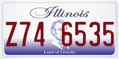 IL license plate Z746535