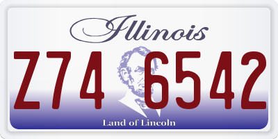 IL license plate Z746542