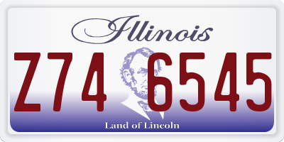 IL license plate Z746545