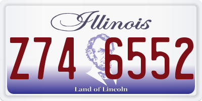 IL license plate Z746552