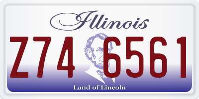 IL license plate Z746561