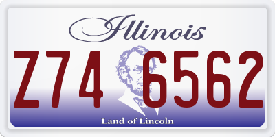 IL license plate Z746562