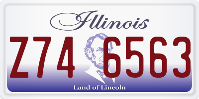IL license plate Z746563