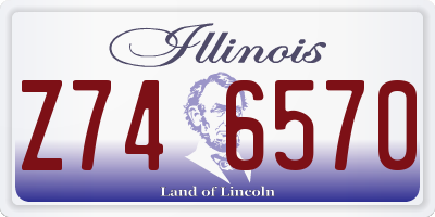 IL license plate Z746570