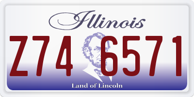 IL license plate Z746571