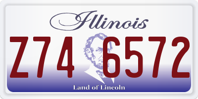 IL license plate Z746572