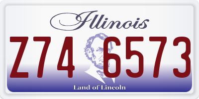 IL license plate Z746573