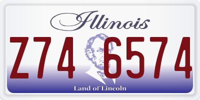 IL license plate Z746574