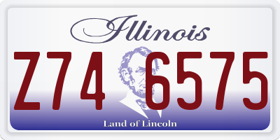 IL license plate Z746575