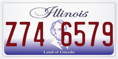 IL license plate Z746579