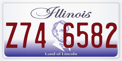 IL license plate Z746582