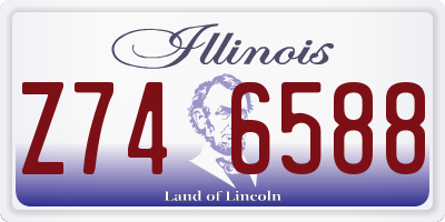 IL license plate Z746588