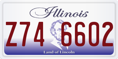 IL license plate Z746602