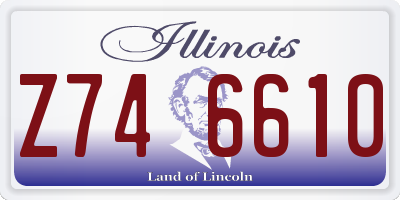 IL license plate Z746610