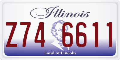 IL license plate Z746611