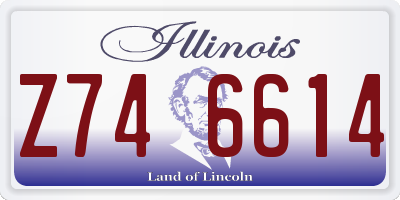 IL license plate Z746614