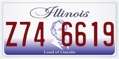 IL license plate Z746619