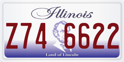IL license plate Z746622