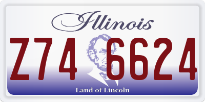 IL license plate Z746624