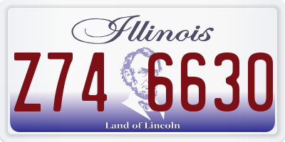 IL license plate Z746630