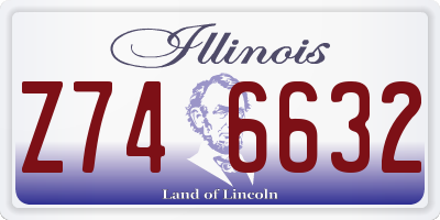 IL license plate Z746632