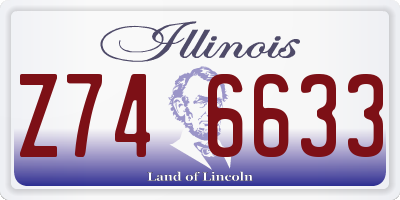 IL license plate Z746633