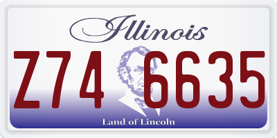 IL license plate Z746635