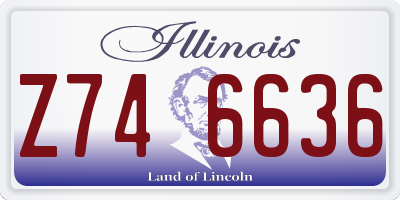 IL license plate Z746636