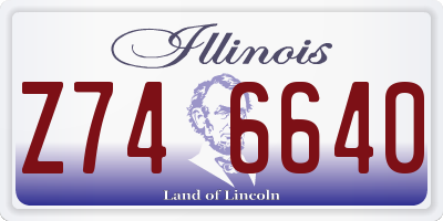 IL license plate Z746640