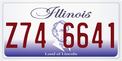 IL license plate Z746641