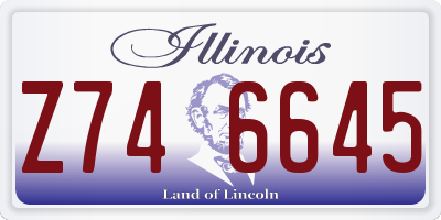 IL license plate Z746645