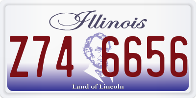 IL license plate Z746656