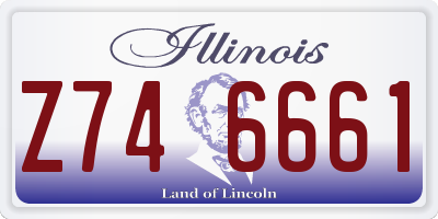 IL license plate Z746661
