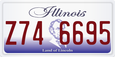 IL license plate Z746695